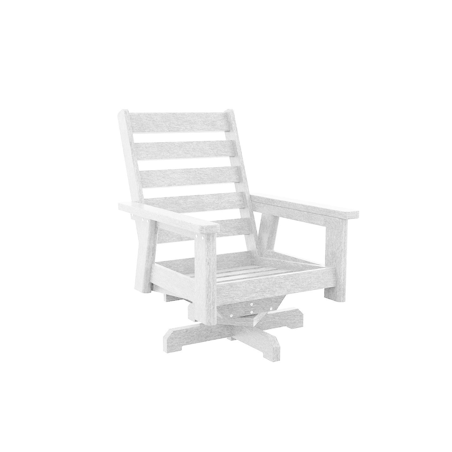 Charleston High Back Swivel Arm Chair