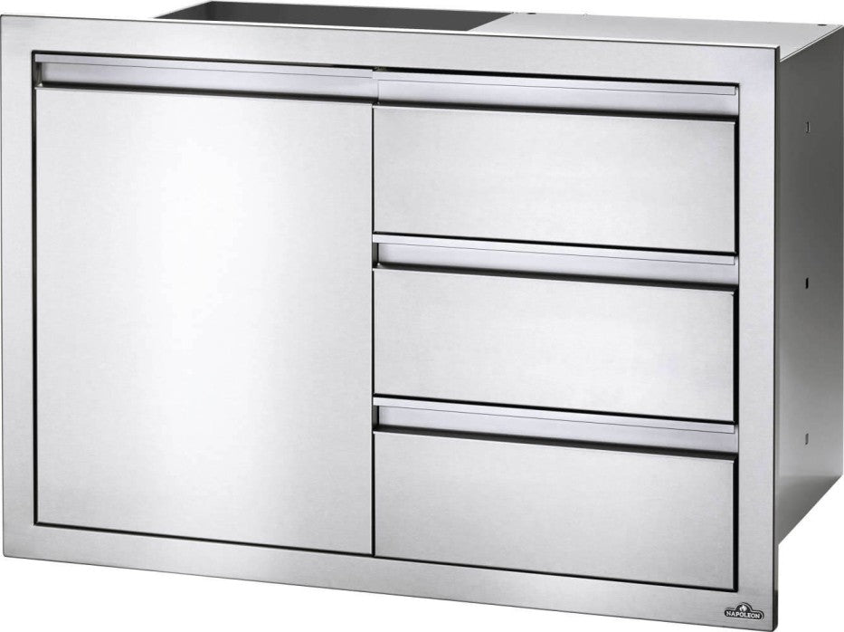 36 X 24 INCH SINGLE DOOR & TRIPLE DRAWER COMBO 36 X 24 INCH SINGLE DOOR & TRIPLE DRAWER COMBO