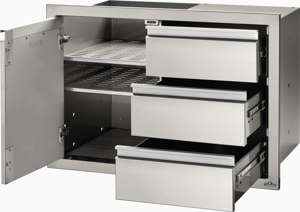 36 X 24 INCH SINGLE DOOR & TRIPLE DRAWER COMBO 36 X 24 INCH SINGLE DOOR & TRIPLE DRAWER COMBO