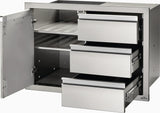 36 X 24 INCH SINGLE DOOR & TRIPLE DRAWER COMBO 36 X 24 INCH SINGLE DOOR & TRIPLE DRAWER COMBO
