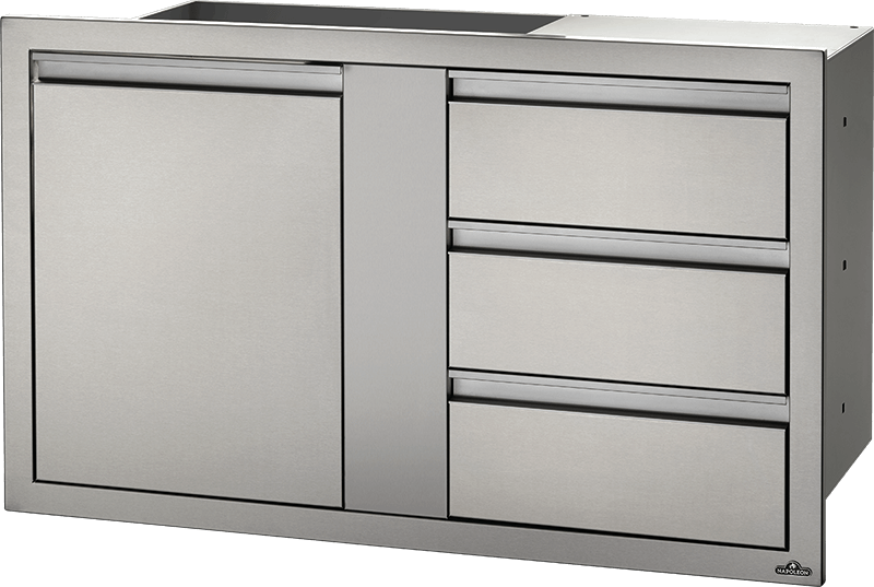 42 X 24 INCH LARGE SINGLE DOOR & TRIPLE DRAWER 42 X 24 INCH LARGE SINGLE DOOR & TRIPLE DRAWER