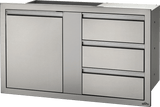 42 X 24 INCH LARGE SINGLE DOOR & TRIPLE DRAWER 42 X 24 INCH LARGE SINGLE DOOR & TRIPLE DRAWER