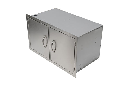 Built-In Supreme/Lux 30" Double Door System Stainless Steel