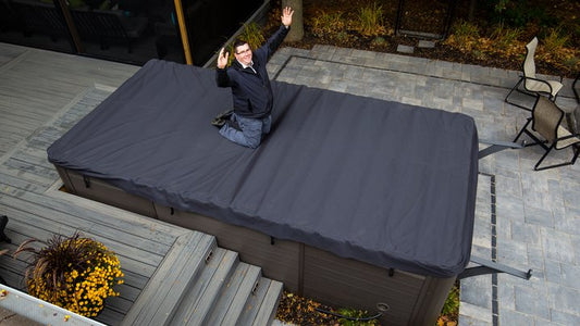 Roll Away Swim Spa Cover