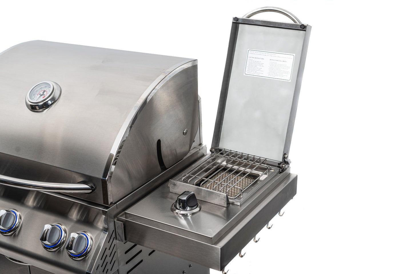 Supreme/Lux Single Outdoor Searing Side Burner Stainless Steel