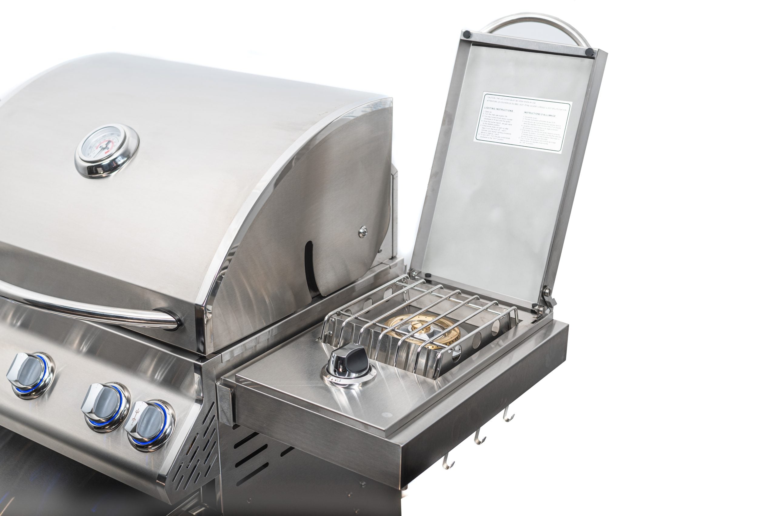 Supreme/Lux Single Outdoor Side Burner Stainless Steel Supreme/Lux Single Outdoor Side Burner Stainless Steel