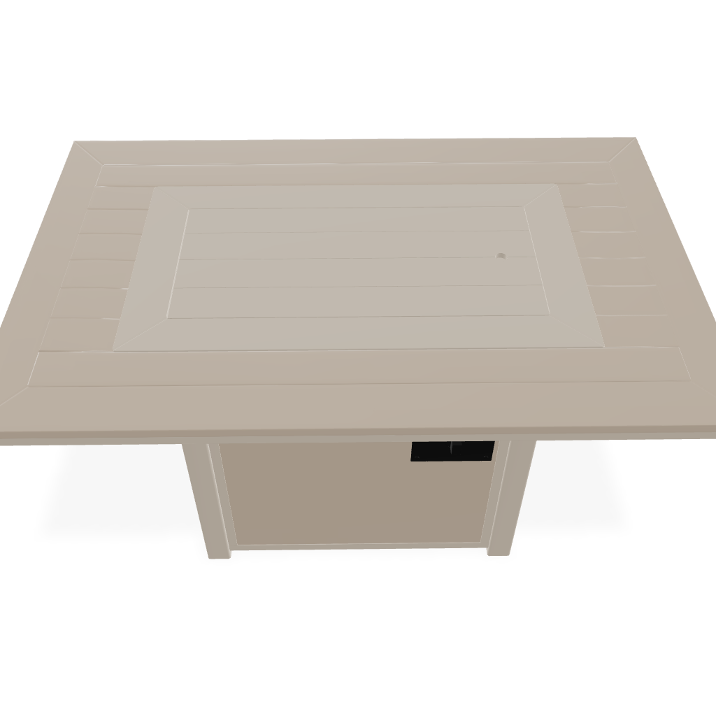 Rectangular MGP Top Fire Table