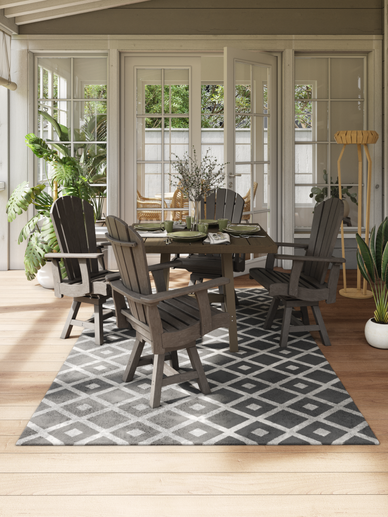 Adirondack Swivel Dining Chair