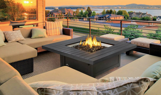 St. Tropez Square Patio Flame Table