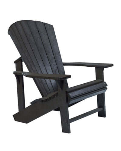 Black Adirondack Chair