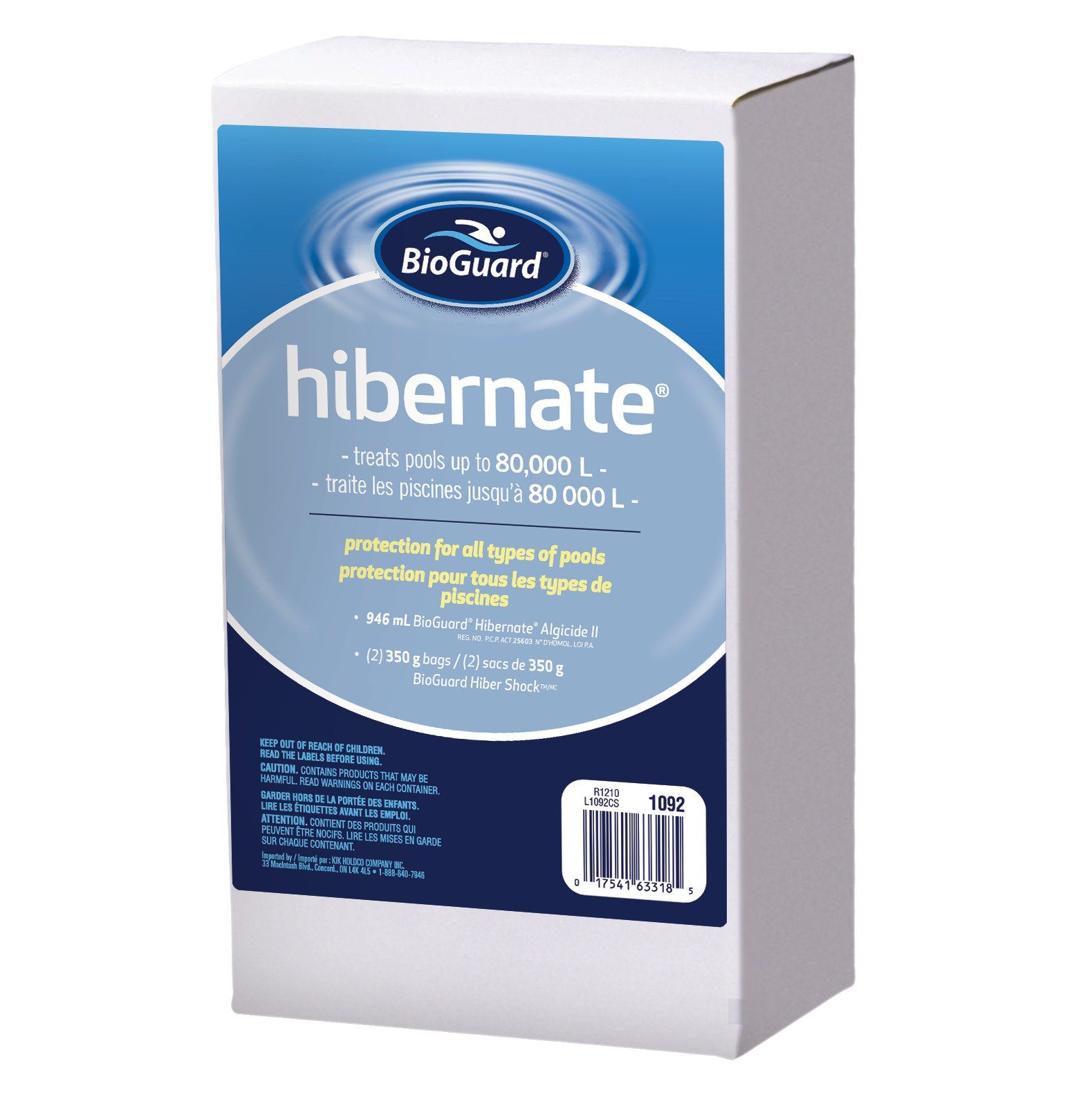 BioGuard Hibernate® Closing Kit - 80 (Treats up to 80,000ltr) (P/N: 1092) BioGuard Hibernate® Closing Kit - 80 (Treats up to 80,000ltr) (P/N: 1092)
