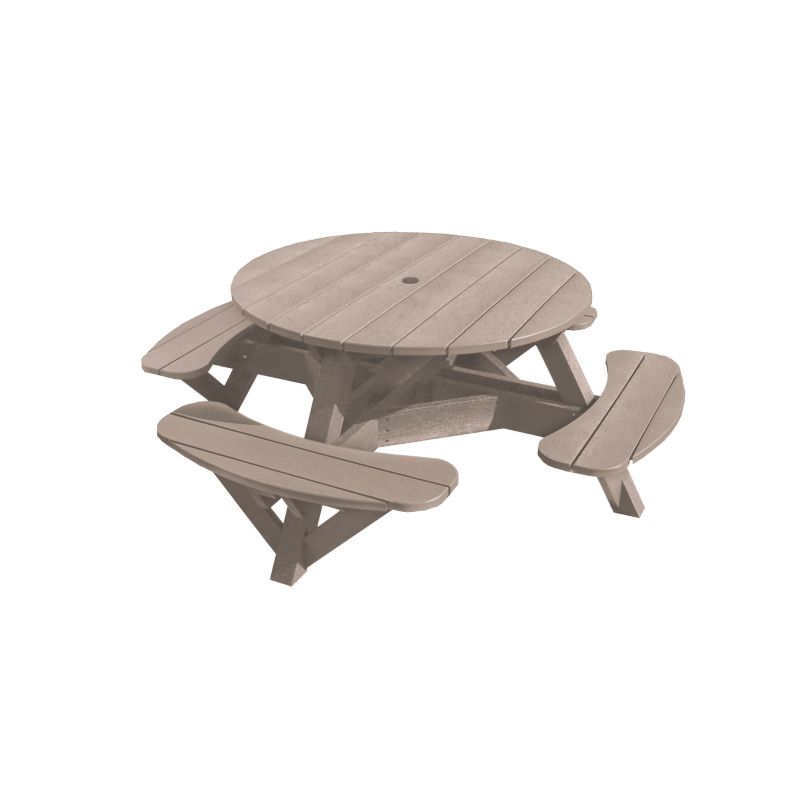 51″ Round Picnic Table