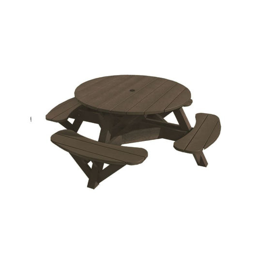 51″ Round Picnic Table