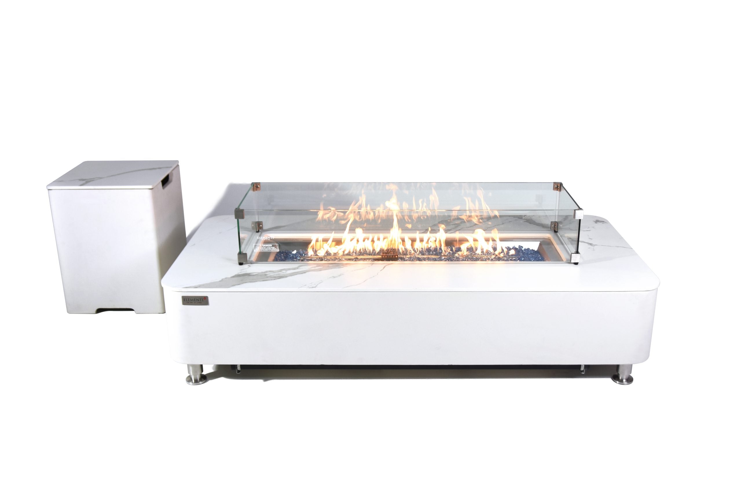 Athens Porcelain Top Fire Table