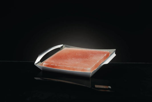 Himalaya Salt Block With Stainless Steel Topper