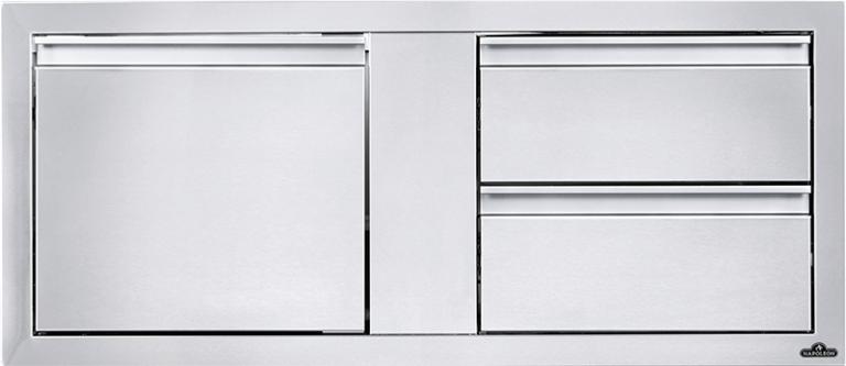 42 X 16 INCH SINGLE DOOR & DOUBLE DRAWER COMBO