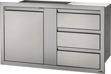 42 X 24 INCH LARGE SINGLE DOOR & TRIPLE DRAWER