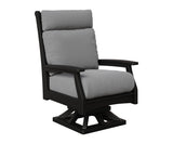 Classic Terrace High Back Swivel Rocker