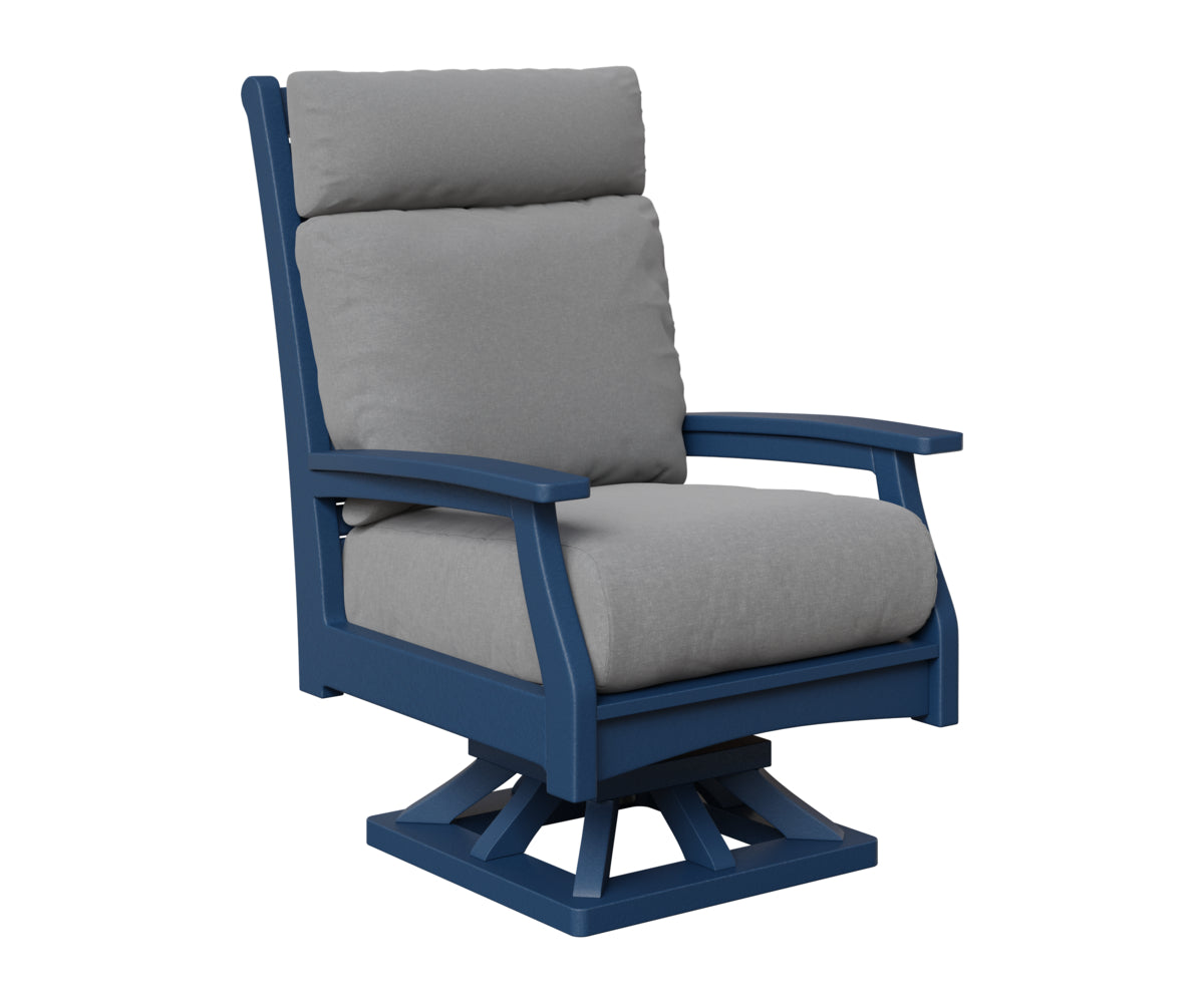 Classic Terrace High Back Swivel Rocker