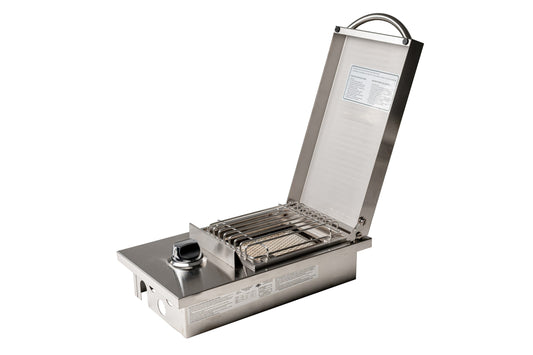 Supreme/Lux Single Outdoor Searing Side Burner Stainless Steel