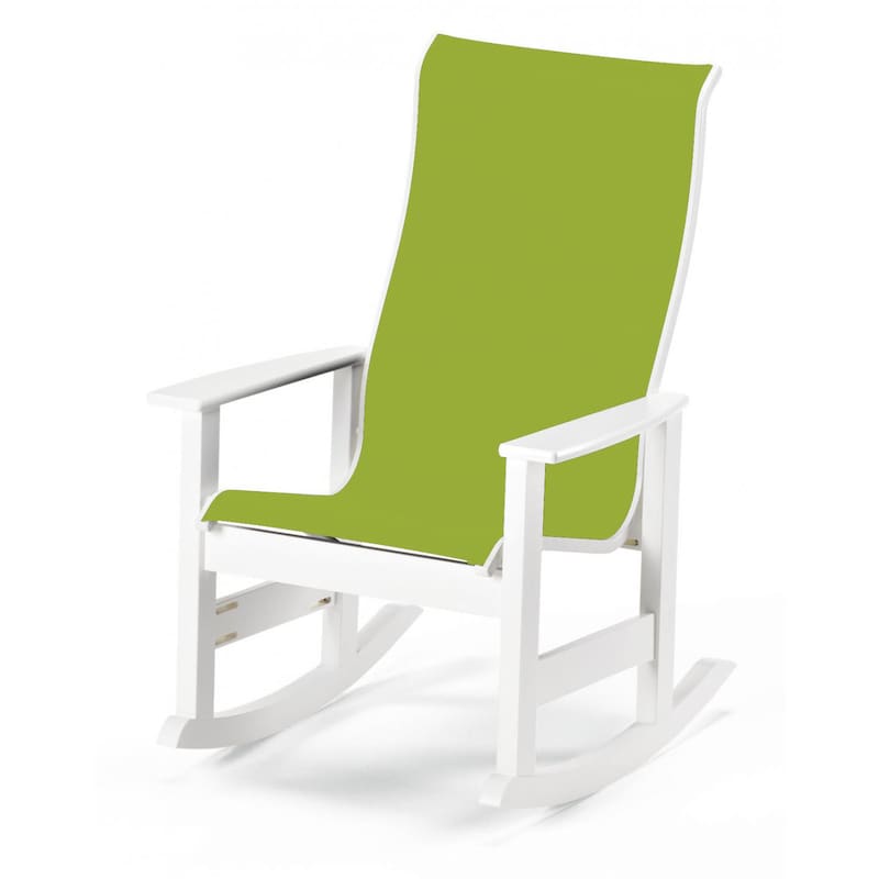 Leeward Supreme MGP Patio Rocking Chair With Sling Seating