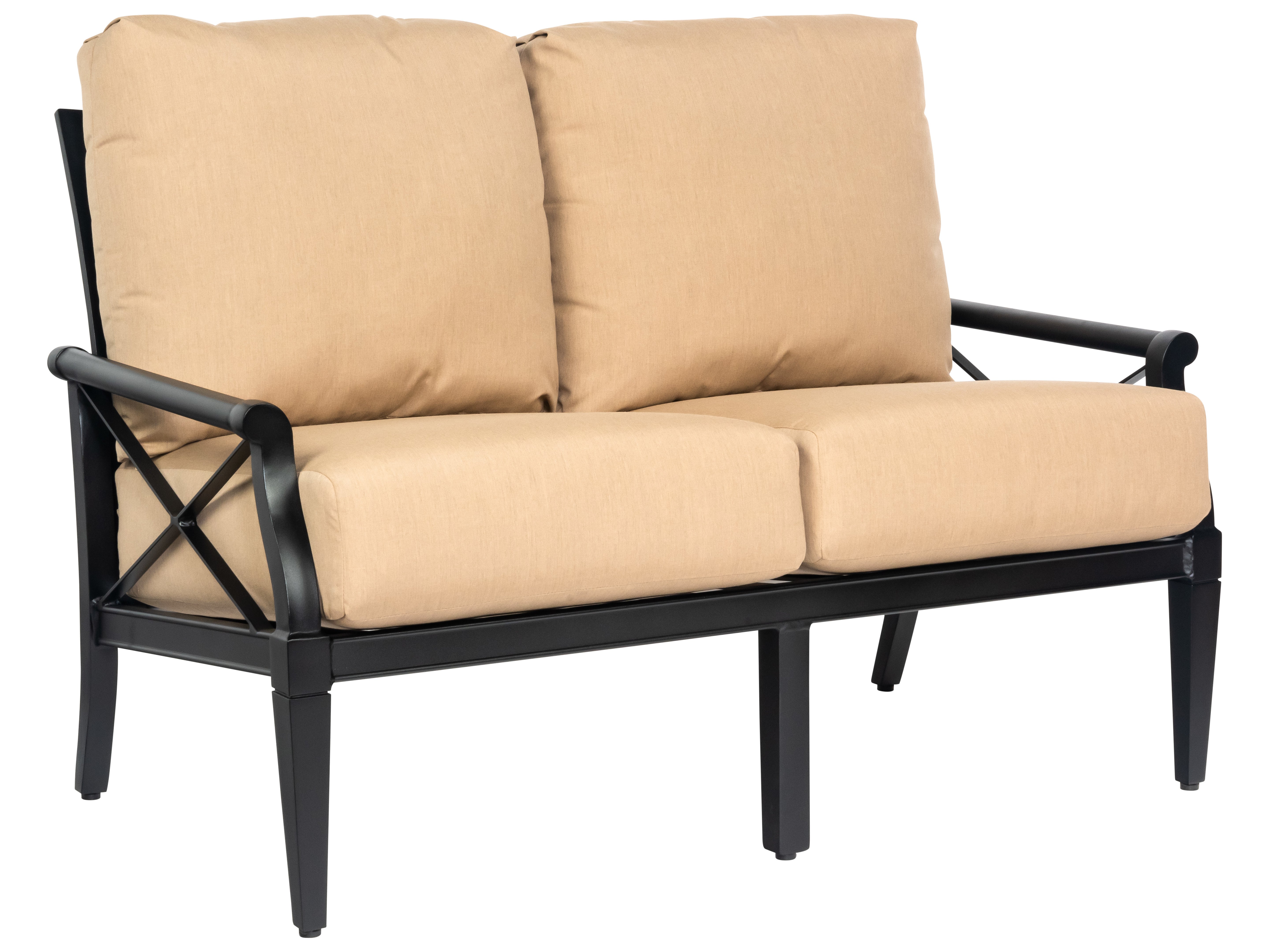 Woodard Andover Cushion Aluminum Outdoor Loveseat