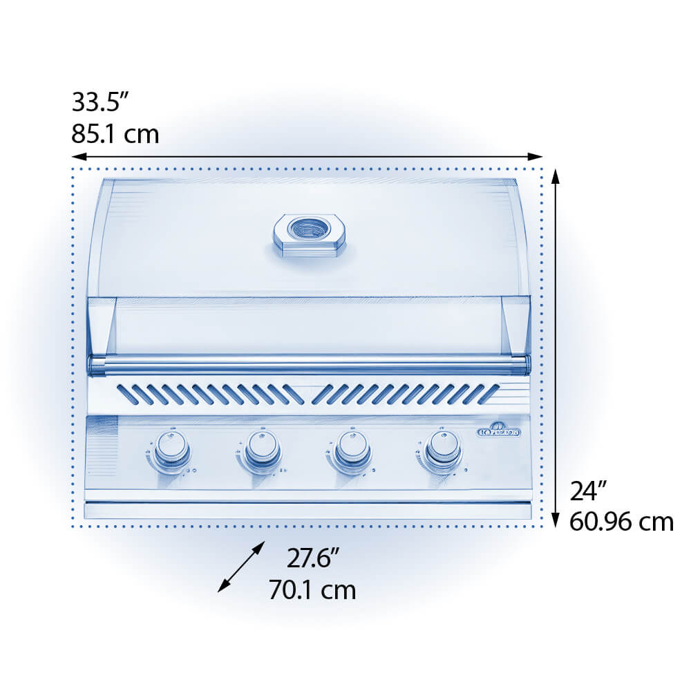 Built-In 500 Series 32 with Oasis Cabinet