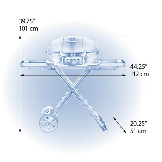 TravelQ™ PRO285X with Scissor Cart