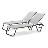 Gardenella 2 Piece Aluminum Stacking Chaise Lounge